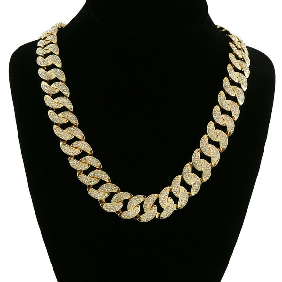 14k Gold 18mm 24" Cuban Chain